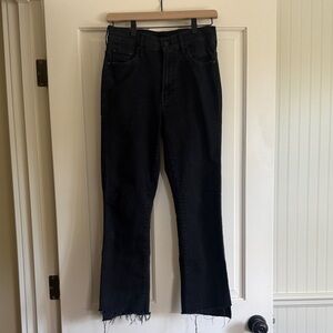 MOTHER The Insider Crop Step Fray